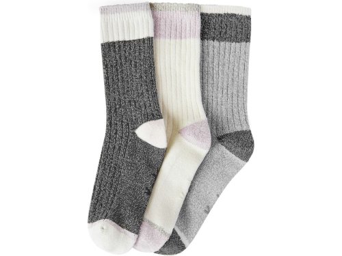 Keds 3 Pk Crew Boot Socks Sokken Dames Grijs | NL-89869