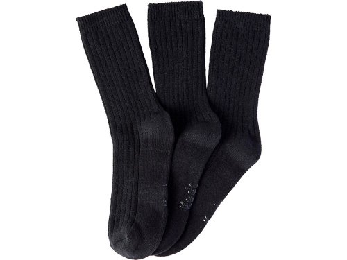 Keds 3 Pk Crew Boot Socks Sokken Dames Zwart | NL-31165