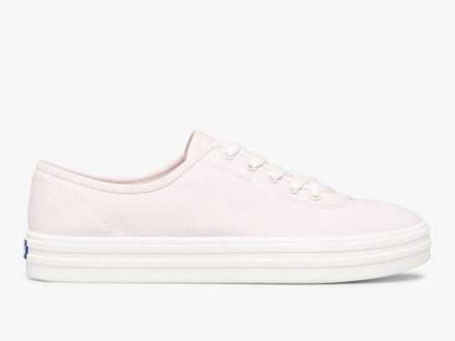 Keds Breezie Canvas Veterschoenen Dames Roze | NL-58143