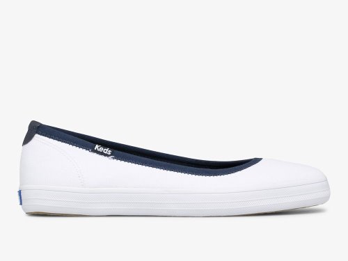 Keds Bryn Canvas Slip On Sneakers Dames Wit | NL-73163