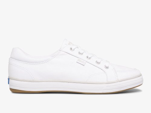 Keds Center II Canvas Veterschoenen Dames Wit | NL-66951