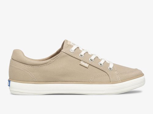 Keds Center II Canvas Veterschoenen Dames Bruin | NL-81643