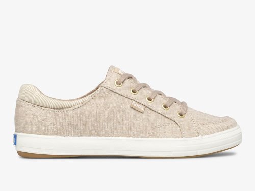 Keds Center II Chambray Veterschoenen Dames Beige | NL-47883