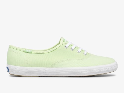 Keds Champion Canvas Washable Veterschoenen Dames Groen | NL-38955