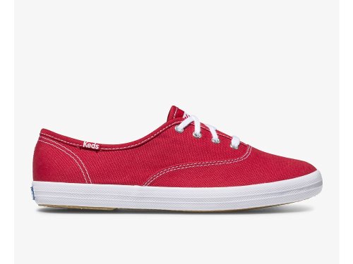 Keds Champion Originele Veterschoenen Dames Rood | NL-34738