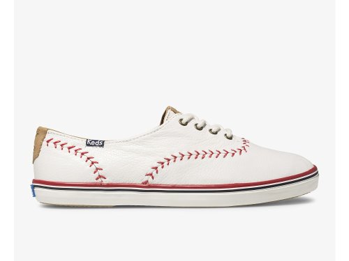 Keds Champion Pennant Leren Schoenen Leer Dames Room | NL-02894