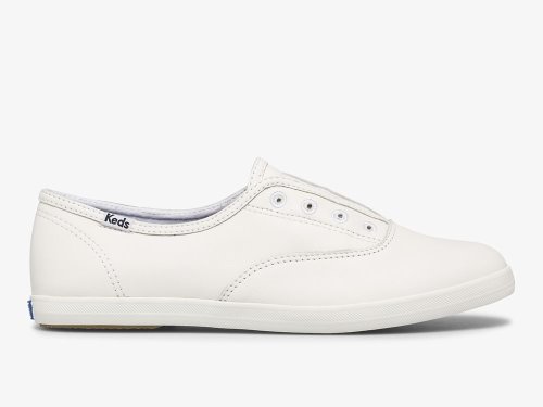 Keds Chillax Leren Slip On Sneakers Dames Wit | NL-78505