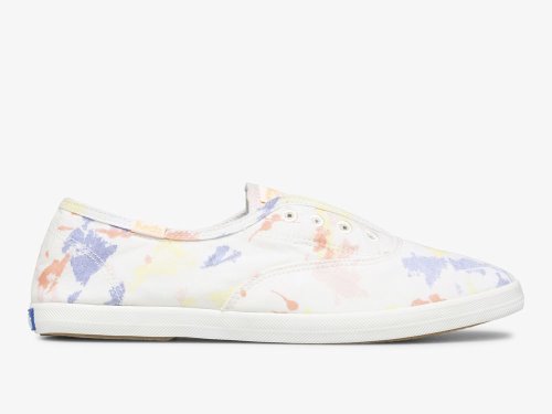 Keds Chillax Splatter Twill Slip On Sneakers Dames Wit Gekleurd | NL-22282