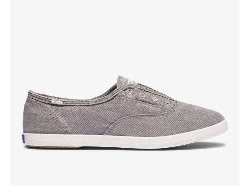 Keds Chillax Washable Feat. Organic Katoenen Slip On Sneakers Dames Grijs | NL-60670