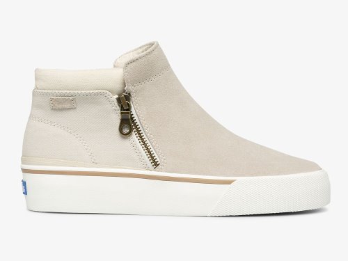 Keds Cooper Zip Bootie Laarzen Dames Beige | NL-13220