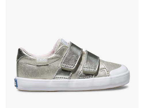 Keds Courtney HL Slip On Sneakers Meisjes Zilver | NL-26978