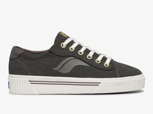 Keds Crew Kick Alto Soft Twill Veterschoenen Dames Grijs | NL-61616