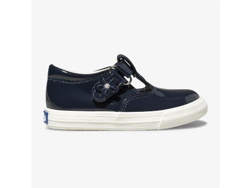Keds Daphne Lak Sneaker Slip On Sneakers Meisjes Donkerblauw | NL-12340