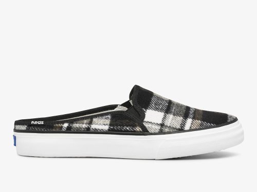 Keds Double Decker Mule Plaid Slippers Dames Grijs | NL-22755