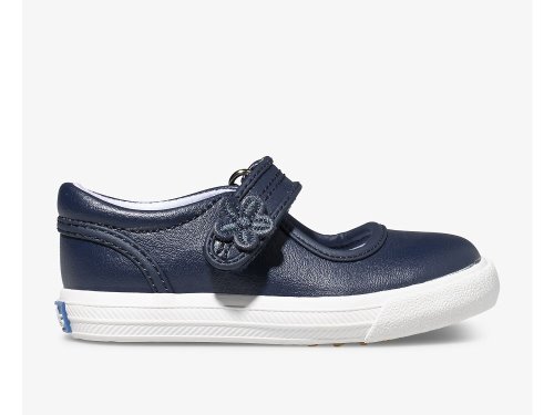 Keds Ella Mary Jane Schoenen Leer Meisjes Donkerblauw | NL-25051