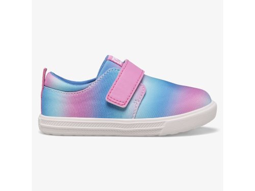 Keds Finlee Flex Slip On Sneakers Meisjes Roze Blauw | NL-88290