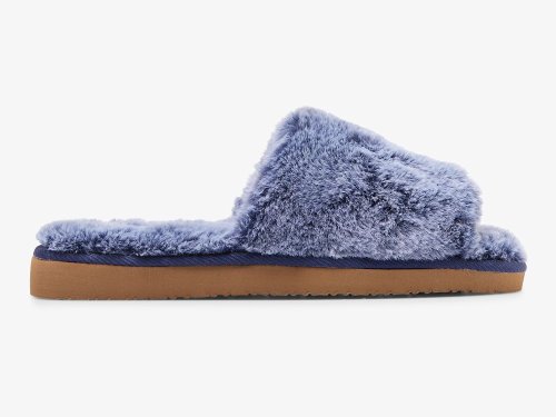 Keds Fuzzy Badslippers Slippers Slippers Dames Blauw | NL-07587