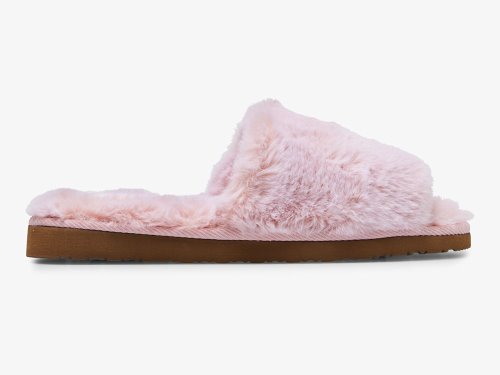 Keds Fuzzy Badslippers Slippers Slippers Dames Roze | NL-57253