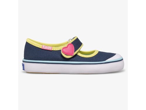 Keds Harper Mary Jane Schoenen Meisjes Donkerblauw Gekleurd | NL-73570