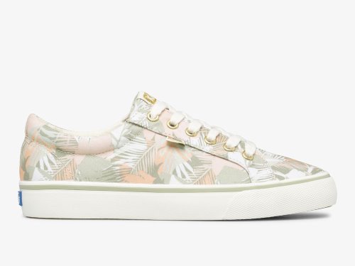Keds Jump Kick Palm Canvas Veterschoenen Dames Groen Gekleurd | NL-50435