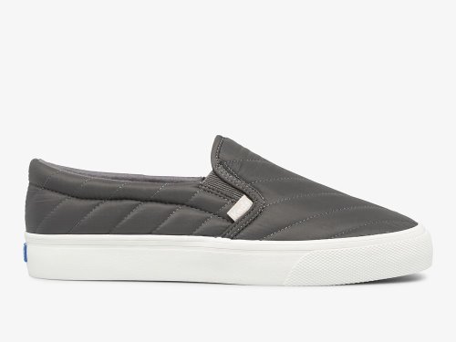 Keds Jump Kick Slip On Water Resistant Gewatteerd Puffer Slip On Sneakers Dames Grijs | NL-96006