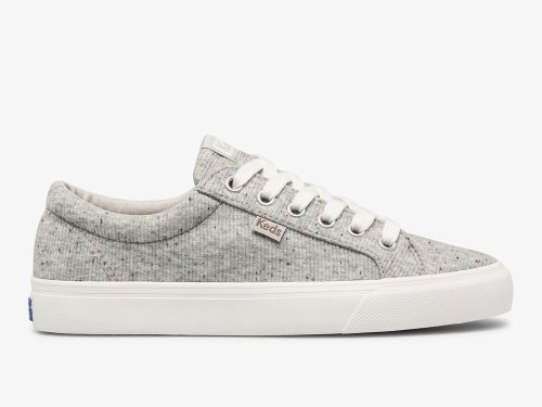 Keds Jump Kick Speckle Knit Veterschoenen Dames Grijs | NL-71776