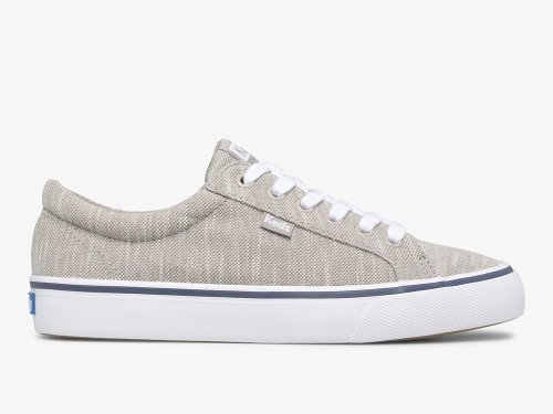 Keds Jump Kick Stripey Knit Veterschoenen Dames Grijs | NL-21716