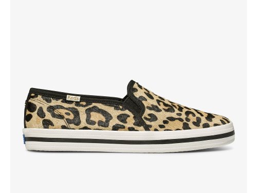 Keds Kate Spade New York Calf Hair Slip On Slip On Sneakers Dames Leopard | NL-94788