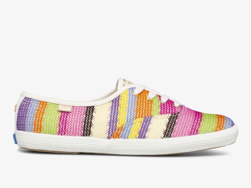 Keds Kate Spade New York Champion Crochet Veterschoenen Dames Roze Gekleurd | NL-31270