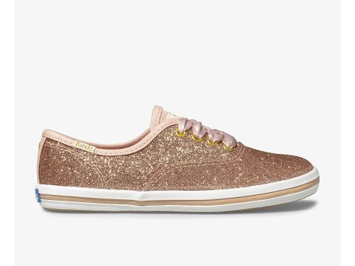 Keds Kate Spade New York Champion Glitter Sneaker Sneakers Meisjes Roze Goud | NL-31157