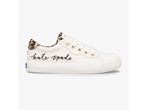 Keds Kate Spade New York Crew Kick '75 Sneakers Meisjes Wit Leopard | NL-41149