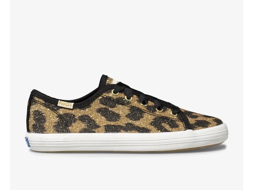Keds Kate Spade New York Kickstart Glitter Leopard Sneakers Meisjes Leopard | NL-02102