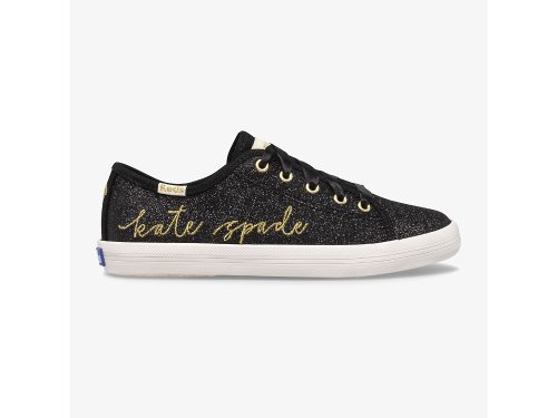 Keds Kate Spade New York Kickstart Glitter Sneakers Meisjes Zwart | NL-03720