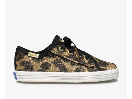 Keds Kate Spade New York Kickstart Jr. Glitter Leopard Sneakers Meisjes Leopard | NL-16300