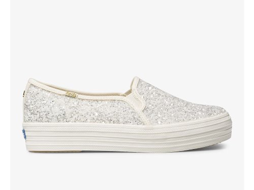 Keds Kate Spade New York Triple Decker Glitter Platform Schoenen Dames Room | NL-75165