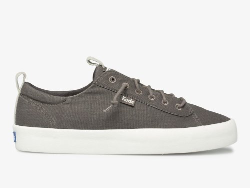 Keds Kickback Washable Feat. Organic Katoenen Slip On Sneakers Dames Donkergrijs | NL-61438