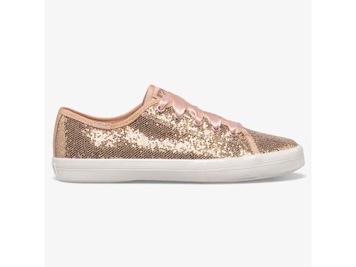 Keds Kickstart Celebrations Sneakers Meisjes Roze Goud | NL-33476