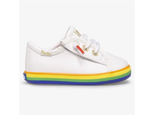 Keds Kickstart Crib Sneakers Meisjes Wit Gekleurd | NL-03494