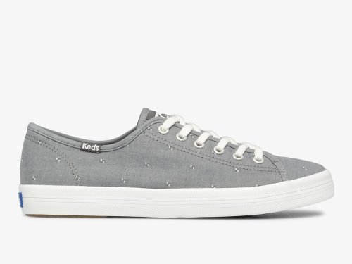 Keds Kickstart Dobby Jacquard Tennisschoenen Dames Grijs | NL-25171