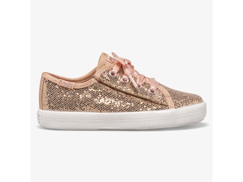 Keds Kickstart Jr Celebrations Sneakers Meisjes Roze Goud | NL-11358