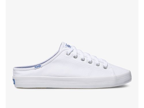 Keds Kickstart Mule Canvas Tennisschoenen Dames Wit | NL-33698