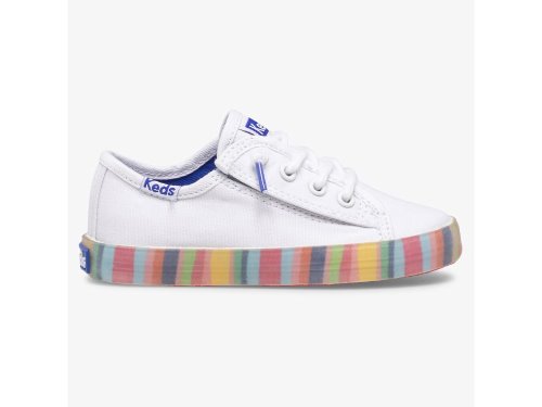 Keds Kickstart Seasonal Jr Sneakers Meisjes Wit Gekleurd | NL-70999
