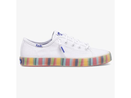 Keds Kickstart Seasonal Sneakers Meisjes Wit Gekleurd | NL-14569