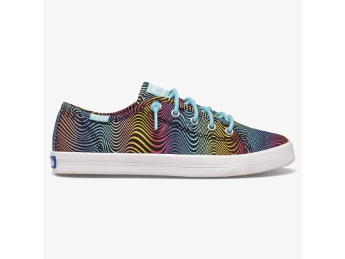 Keds Kickstart Seasonal Sneakers Meisjes Blauw Geel Gekleurd | NL-15642