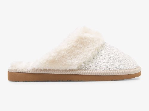Keds Mule Slippers Glitter Slippers Dames Wit | NL-29826