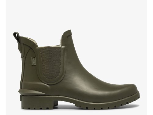 Keds Rowan Rain Boot Regenlaarzen Dames Olijfgroen | NL-29962