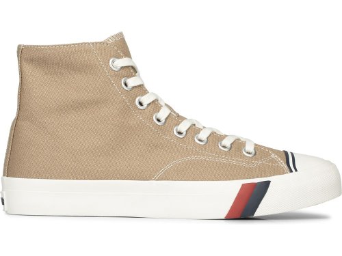 Keds Royal Hi Canvas Sneakers Heren Bruin | NL-73020