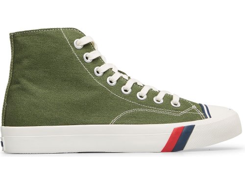Keds Royal Hi Klassieke Canvas Sneakers Heren Groen | NL-89355