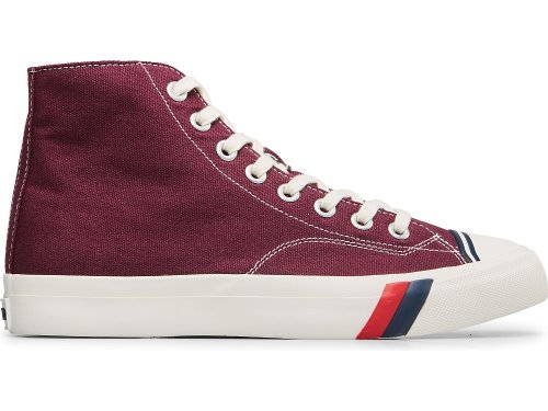 Keds Royal Hi Klassieke Canvas Sneakers Heren Bordeaux | NL-91213