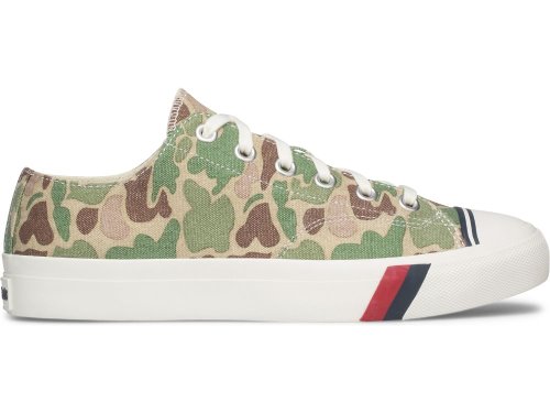 Keds Royal Lo Camo Sneakers Heren Olijfgroen | NL-78480
